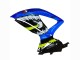 Carenados Moto Suzuki GSXR 600 / GSXR 750 2008-2010 - Azul Fluorescent Verde Tiburón