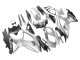 Carenados Moto Suzuki GSXR 600 / GSXR 750 2008-2010 - Plata Negro Mate