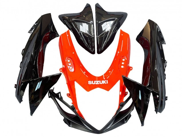 Kits Carenados Moto Suzuki GSXR 600 / GSXR 750 2011-2024 - Rojo Negro Brillante