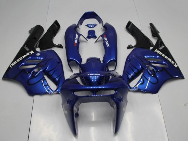 Carenados Moto Kawasaki ZX9R 1994-1997 - Azul Negro Llama