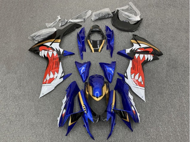 Carenados Moto Suzuki GSXR 600 / GSXR 750 2011-2024 - Azul Oro Rojo Negro