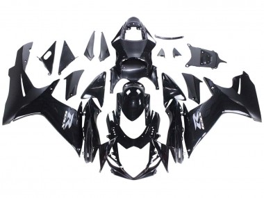 Carenados Moto Suzuki GSXR 600 / GSXR 750 2011-2024 - Negro Brillante Negro Mate Blanco Calcomanía