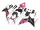 Carenados Moto Suzuki GSXR 600 / GSXR 750 2011-2024 - Blanco Rosa Negro Corona