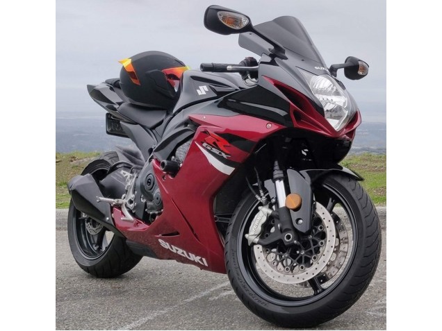 Carenado Moto Suzuki GSXR 600 / GSXR 750 2011-2024 - Rojo Negro Brillante