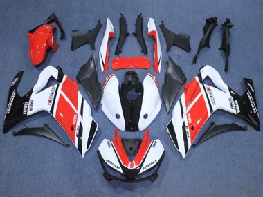 Carenados Moto Yamaha YZF R3/R25 2015-2018 - Blanco Rojo Negro Petronas Yamalube