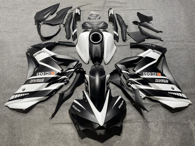 Carenados Moto Yamaha YZF R3/R25 2015-2018 - Blanco Negro Yamalube ENEOS