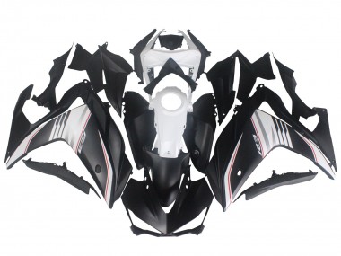 Carenado Moto Yamaha YZF R3/R25 2015-2018 - Blanco Rojo Negro Mate