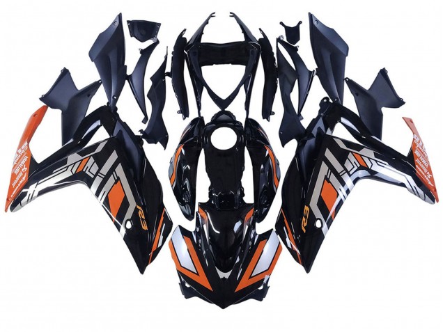 Carenados Moto Yamaha YZF R3/R25 2015-2018 - Azul Naranja Plata Yamalube