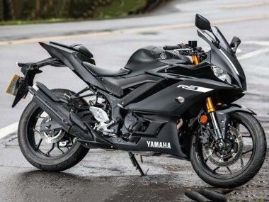 Carenados Moto Yamaha YZF R3/R25 2019-2021 - Negro Mate Plata