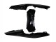 Carenados Moto Yamaha YZF R3/R25 2019-2021 - Negro Brillante Blanco