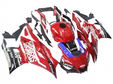 Carenados Moto Yamaha YZF R3/R25 2019-2021 - Rojo Púrpura Negro Valsir Lenovo