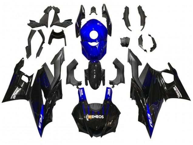 Carenados Moto Yamaha YZF R3/R25 2022-2024 - Azul Negro ENEOS Yamalube
