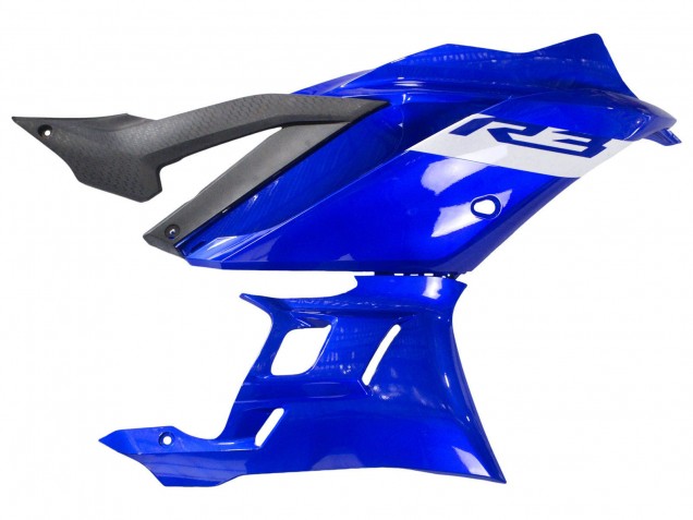 Carenados Moto Yamaha YZF R3/R25 2022-2024 - Azul Blanco Negro Mate