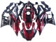 Carenado Moto Yamaha YZF R3/R25 2022-2024 - Rojo Blanco Negro Brillante