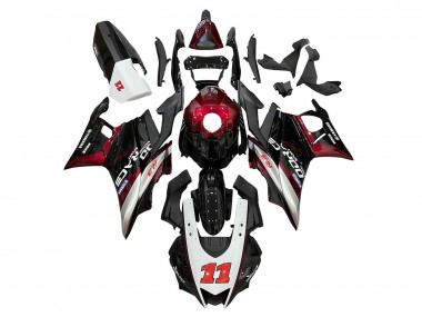 Carenados Moto Yamaha YZF R3/R25 2022-2024 - Rojo Plata Negro 11