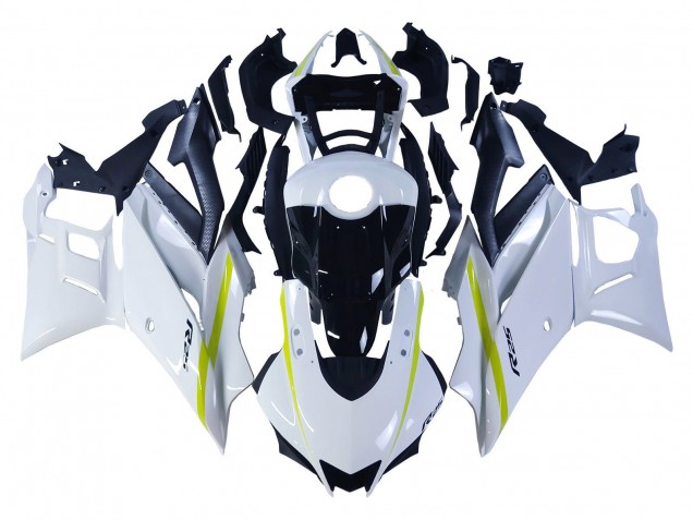 Carenados Moto Yamaha YZF R3/R25 2022-2024 - Blanco Amarillo Negro