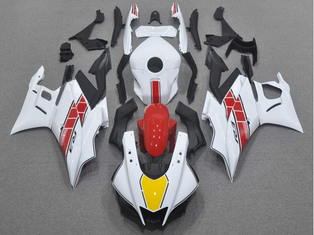 Carenados Moto Yamaha YZF R3/R25 2022-2024 - Blanco Rojo Amarillo Negro