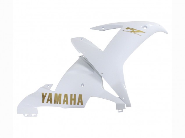 Carenados Moto Yamaha YZF 1000 R1 2002-2003 - Blanco Oro Calcomanías