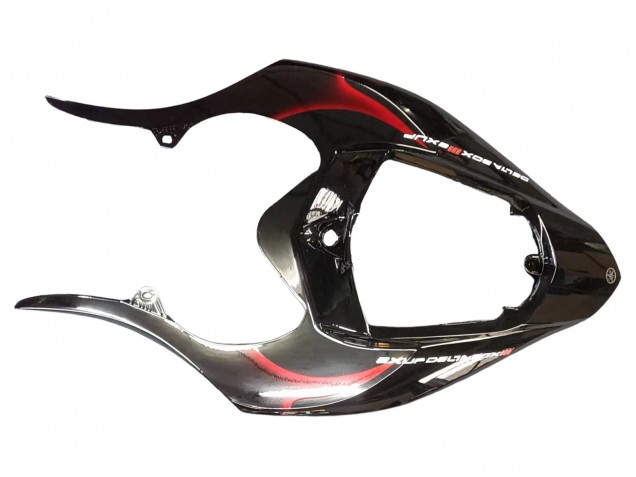 Carenados Moto Yamaha YZF 1000 R1 2004-2006 - Negro Brillante Rojo Llama