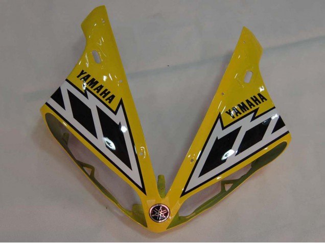 Carenados Moto Yamaha YZF 1000 R1 2004-2006 - Amarillo Blanco Negro Brillante
