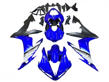 Carenados Moto Yamaha YZF 1000 R1 2004-2006 - Azul Blanco Negro Mate