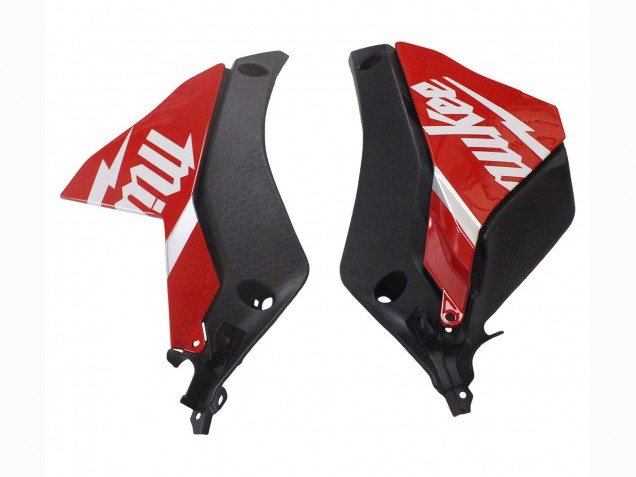 Carenado Moto Yamaha YZF 1000 R1 2015-2019 - Blanco Rojo Negro Milwaukee