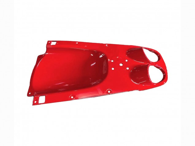 Carenado Moto Yamaha YZF 600 R6 1998-2002 - Rojo Blanco Negro Brillante