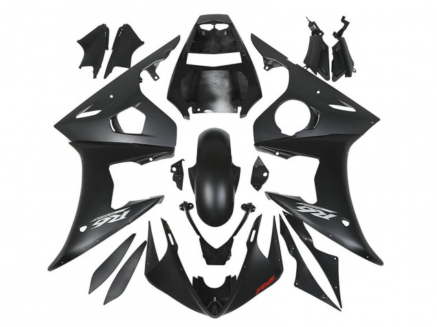 Carenados Moto Yamaha YZF R6 2003-2004 - Negro Mate