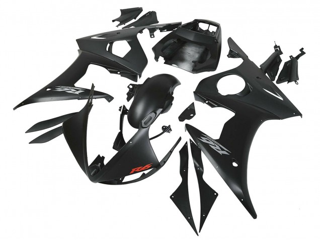 Carenados Moto Yamaha YZF R6S 2006-2009 - Negro Mate