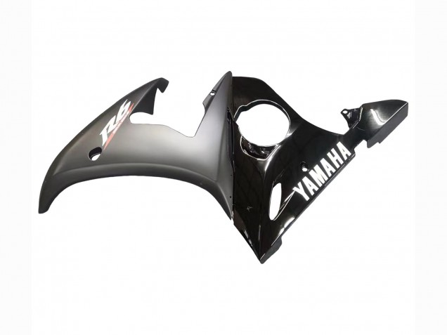Carenados Moto Yamaha YZF R6S 2006-2009 - Negro Brillante Negro Mate Blanco Calcomanías
