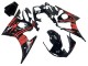 Carenado Moto Yamaha YZF R6S 2006-2009 - Negro Brillante Rojo