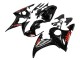 Carenados Moto Yamaha YZF R6S 2006-2009 - Negro Brillante Rojo