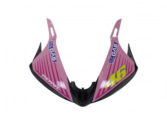 Carenados Moto Yamaha YZF R6S 2006-2009 - Amarillo Rosa Negro Brillante Rossi Repsol 46