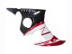 Carenados Moto Yamaha YZF R6S 2006-2009 - Rojo Blanco Negro Mate