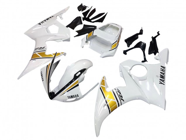 Carenados Moto Yamaha YZF R6S 2006-2009 - Blanco Oro