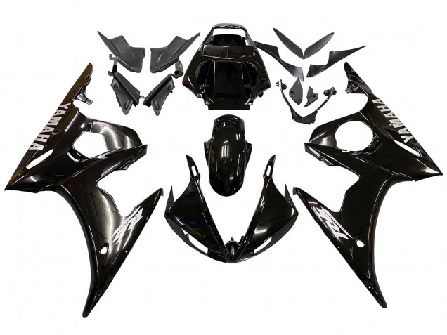 Carenados Moto Yamaha YZF 600 R6 2005 - Negro Brillante