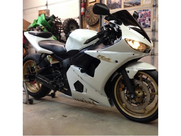 Carenados Moto Yamaha YZF 600 R6 2005 - Blanco Oro