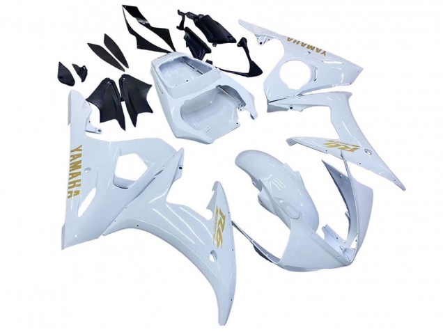 Carenados Moto Yamaha YZF 600 R6 2005 - Blanco Oro