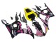 Carenados Moto Yamaha YZF 600 R6 2005 - Negro Rosa Amarillo Repsol 46
