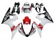 Carenados Moto Yamaha YZF 600 R6 2005 - Blanco Negro Rojo Motul