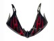 Carenados Moto Yamaha YZF 600 R6 2005 - Negro Rojo Llama