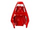 Carenados Moto Yamaha YZF 600 R6 2005 - Rojo Blanco Negro Brillante