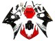 Carenados Moto Yamaha YZF 600 R6 2005 - Rojo Blanco Negro Brillante