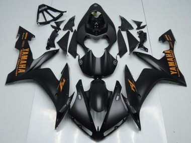 Carenados Moto Yamaha YZF R1 2004-2006 - Negro Mate Naranja