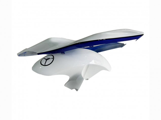 Carenados Moto Yamaha YZF 600 R6 2006-2007 - Blanco Azul Jordan