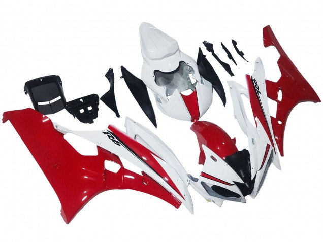 Carenados Moto Yamaha YZF 600 R6 2006-2007 - Blanco Rojo