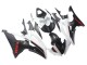 Carenados Moto Yamaha YZF 600 R6 2008-2016 - Blanco Negro Mate Rojo Calcomanías