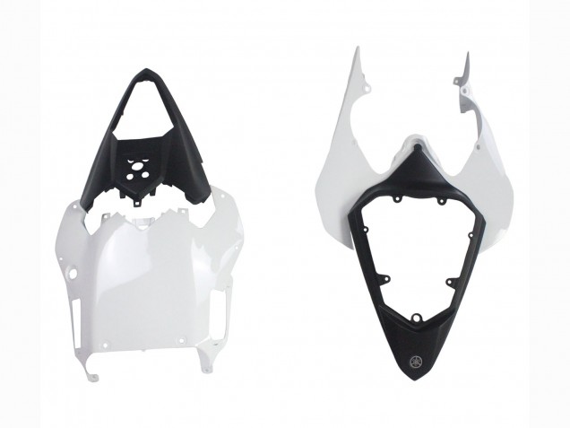 Carenados Moto Yamaha YZF 600 R6 2008-2016 - Blanco Negro Mate Rojo Calcomanías