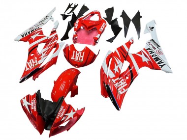 Carenados Moto Yamaha YZF 600 R6 2008-2016 - Blanco Rojo Negro Fiat Acer