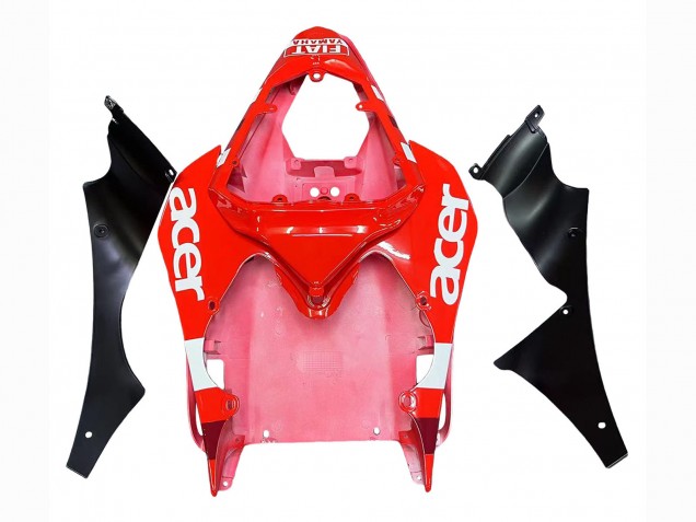 Carenados Moto Yamaha YZF 600 R6 2008-2016 - Blanco Rojo Negro Fiat Acer
